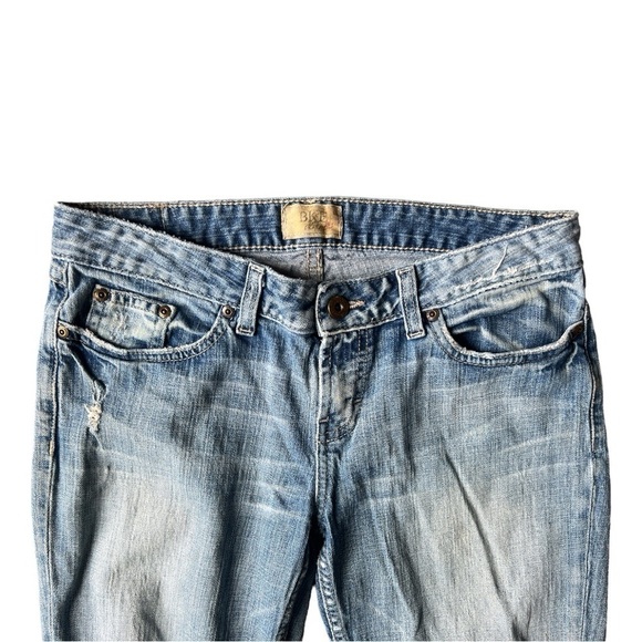 BKE Hannah Stretch Light Wash Distressed Bootcut Jeans, Size 29 Waist - Picture 4 of 10